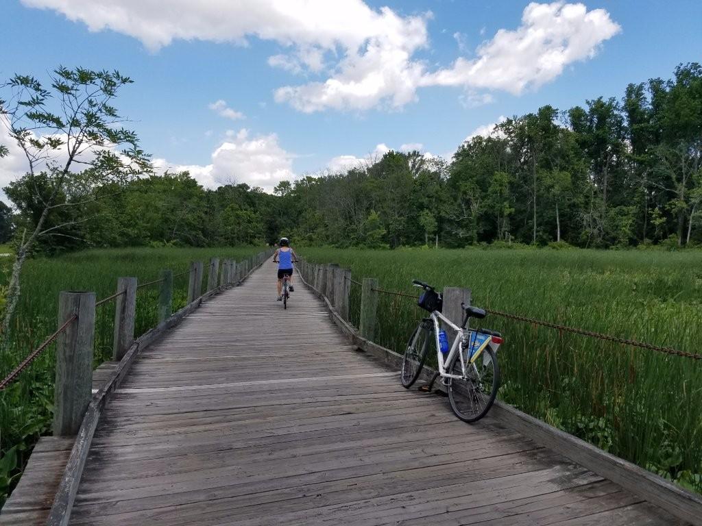 Biking the Mount Vernon Trail